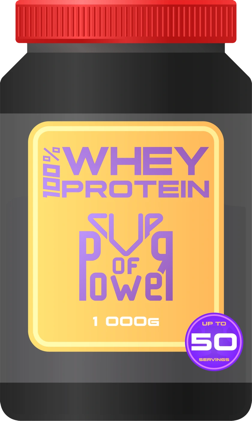 Whey protein can · 1 kg